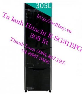 Cần bán - Giá tốt : Tủ lạnh inverter Hitachi R SG31BPG 305 lít, 3 màu sắc