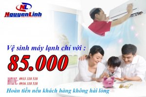 Vệ Sinh Máy Lạnh Uy Tín Giá Từ 85.000 Cam Kết Hoàn Tiền.