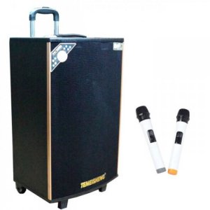 Loa vali kéo di động hát karaoke tích hợp âm ly Temeisheng QX-1202