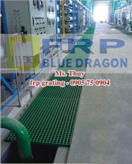 Sàn lót công nghiệp, frp grating, nắp đậy không rỉ sét, tấm ô lưới cách điện
