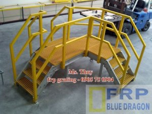 Sàn lót công nghiệp, frp grating, nắp đậy không rỉ sét, tấm ô lưới cách điện
