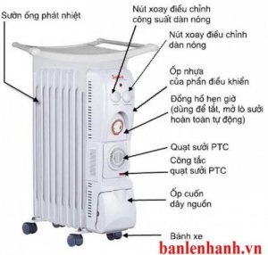 Máy sưởi dầu fujie chính hãng