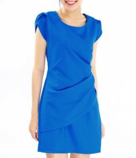 Đầm công sở tà xéo thanh lịch ZID18748