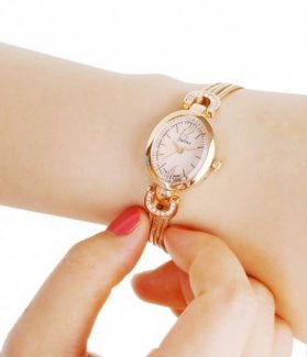 Đồng hồ lắc tay nữ Julius JA714 vàng ZID33416