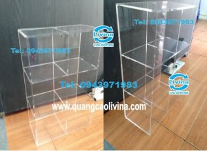 Gia công hộp mica nhiều ngăn