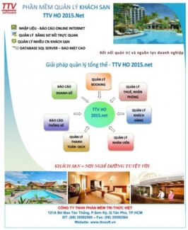 Phần mềm quản lý khách sạn, nhà hàng TTV_HM 2015.Net