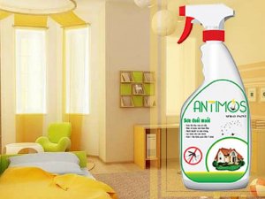 Sơn xịt tường Antimos có tác dụng chống muỗi và côn trùng