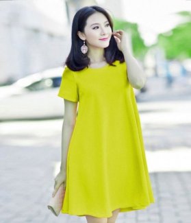 Đầm oversize phối túi cá tính ZID27012