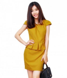 Đầm Peplum công sở cách điệu ZID31158