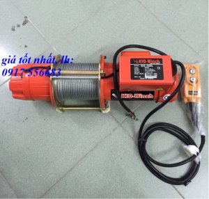 Tời điện Đài Loan 100kg, 200kg, 300kg, 500kg cáp 30m; 45m; 50m dùng điện dân dụng 220v, 1pha