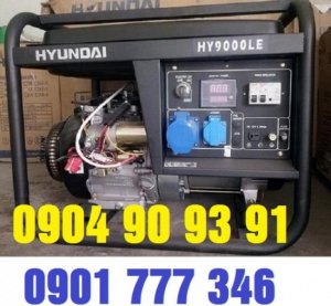 Máy phát điện xăng Hyundai HY 9000LE,máy phát điện 6 ký chạy xăng,phát điện HY9000LE