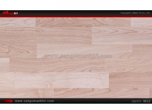 Sàn Gỗ Công Nghiệp Janmi M32, dày 8mm, siêu chịu nước tốt | Qui cách: 1283 x 193 x 8mm | Xuất xứ: Malaysia chính hãng - Chống trầy: AC3/AC4 | Ứng dụng: Thi công lắp đặt làm sàn gỗ nội thất trong nhà, phòng khách, phòng ngủ, phòng ăn, showroom, trung tâm thương mại, shopping, sàn thi đấu. Giá bán: 309.000VND
