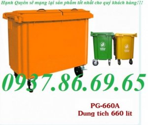 Thùng rác nhựa HDPE, xe thu gom rác, thùng rác 660l, thùng rác 240l, thùng rác hai bánh xe 120l