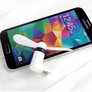 Quạt Mini 2 Cánh Rời (2 in 1 USB/Micro USB  Cho Smartphone Android)