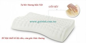 Gối cao su thông minh, Gối ngủ massa vai cổ tránh đau mỏi đam lại giấc ngủ hoàn hảo