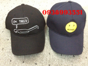 Sản xuất mũ lưỡi trai in thêu logo theo yêu cầu, cơ sở may mũ lưỡi trai đẹp