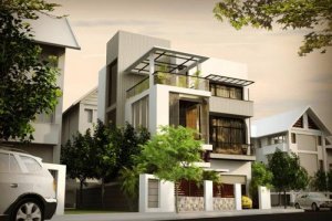 Biệt thự góc 2 mặt tiền khu Sao Mai TP Long Xuyên