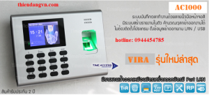 Máy Chấm Công Kiểm Soát Cưả Vỉa Ac1000 Giá Rẻ Nhất Thị Trường