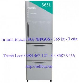 Sự lựa chọn hoàn hảo cho các bà nội trợ ! Tủ lạnh Hitachi SG37BPGGS 365 lít