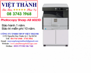Máy Photocopy Sharp Ar 6023D – Cty TNHH Việt Thành giá hấp dẫn