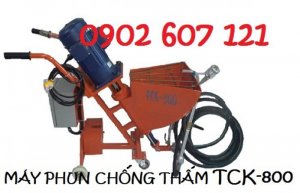 Máy phun chống thấm TCK-800, máy phun vữa giá rẻ, chất lượng tốt