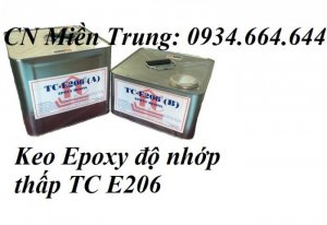 Epoxy chống nứt giá rẻ, EPOXY TC-E206, keo chống nứt bê tông, keo xử lý nứt bê tông