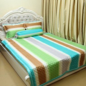 Drap gấm lụa Hàn Quốc kèm mền (BST3)