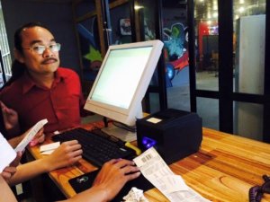 Máy tính tiền cảm ứng cho Nhà Hàng Cafe Shop tại Hà Nội
