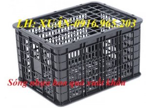 sọt nhựa đựng trái cây