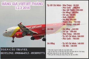 Đặt vé máy bay Vietjet Air giá sốc
