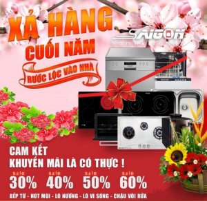 Xả Kho Bếp - Cơ Hội Duy Nhất Trong Năm Giảm Giá Tới 60%