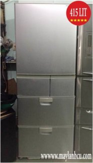 Tủ Lạnh Cũ Sharp Sj-Ke42R 415Lit, 5 Cánh Còn Mới