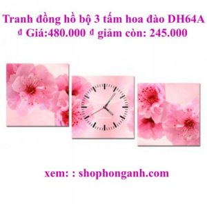 Compo 3 bộ tranh trang trí phòng khách