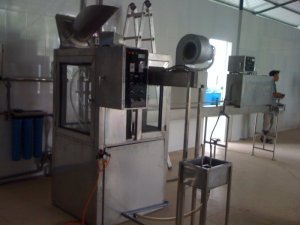 Dây chuyền chiết rót đóng nắp chai pet 330ml,500ml tự động 1000 chai
