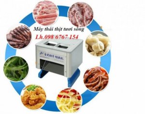 Máy thái thịt tươi sống tự điều chỉnh 2 ngăn giá cực rẻ