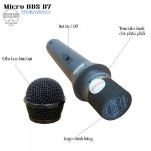 Mic karaoke BBS B7