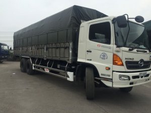 Xe tải HiNo 3 chân 16 tấn thùng dài 7.8m 9.4M thùng kín thùng mui bạt giá rẻ