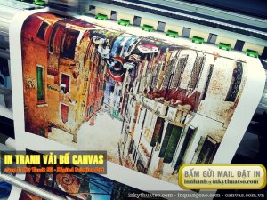 Tranh nghệ thuật 3d tranh phong cảnh phương Tây | In mực nước khổ lớn | In Kỹ Thuật Số nhận in số lượng lớn tranh canvas