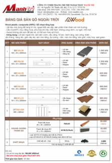 Giá sàn gỗ awood