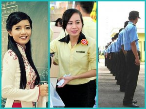 Với đặc thù nhiều nghề nghiệp như giáo viên/giảng viên, nhân viên tiếp thị tại siêu thị/trung tâm điện máy, nhân viên bảo vệ, công nhân chế biến/lắp ráp,... phải đứng liên tục trong thời gian dài trong ngày; điều này là nguyên nhân của chứng căng cơ cổ, cơ lưng dẫn đến đau cổ, đau lưng thường xuyên.