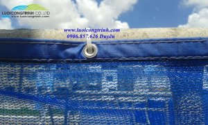 Lưới bao che may viền bấm khuy