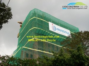 Lưới bao che công trình nhà cao tầng