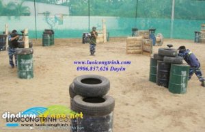 Lưới rào sân bắn súng sơn