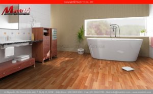 Hình ảnh gỗ công nghiệp Inovar lót sàn hoàn thiện