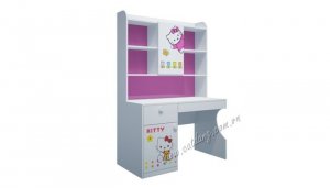 Bàn học Kitty có giá sách giá 3.260.000 đ/cái
Sản phẩm được xử lý chống cong vênh, nứt, co ngót, chống mối mọt