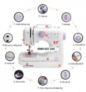 Máy may mini FHSM - 505A cao cấp