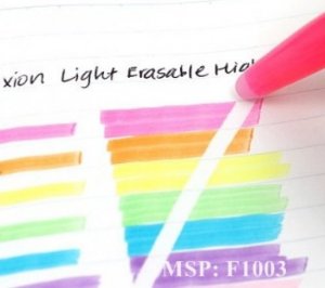 Bộ 6 bút dạ quang (highlighter) xóa được Frixion Pilot (Nhật) tha hồ tô vẽ đủ màu sắc