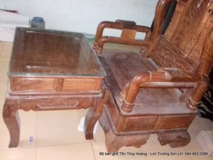 Bộ bàn ghế Tần Thủy Hoàng 7 món kích thước lớn
