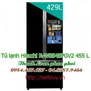 Tủ lạnh inverter Hitachi R-WB545PGV2 455L, 3 cánh giá siêu rẻ tại điện máy Thành Đô