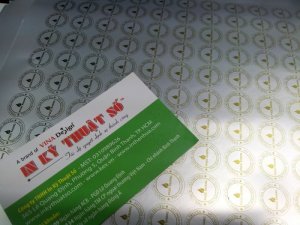 In tem decal bạc làm tem nhãn sản phẩm tại In Kỹ Thuật Số